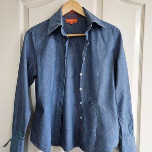 Faconnable Denim Long Sleeved Shirt